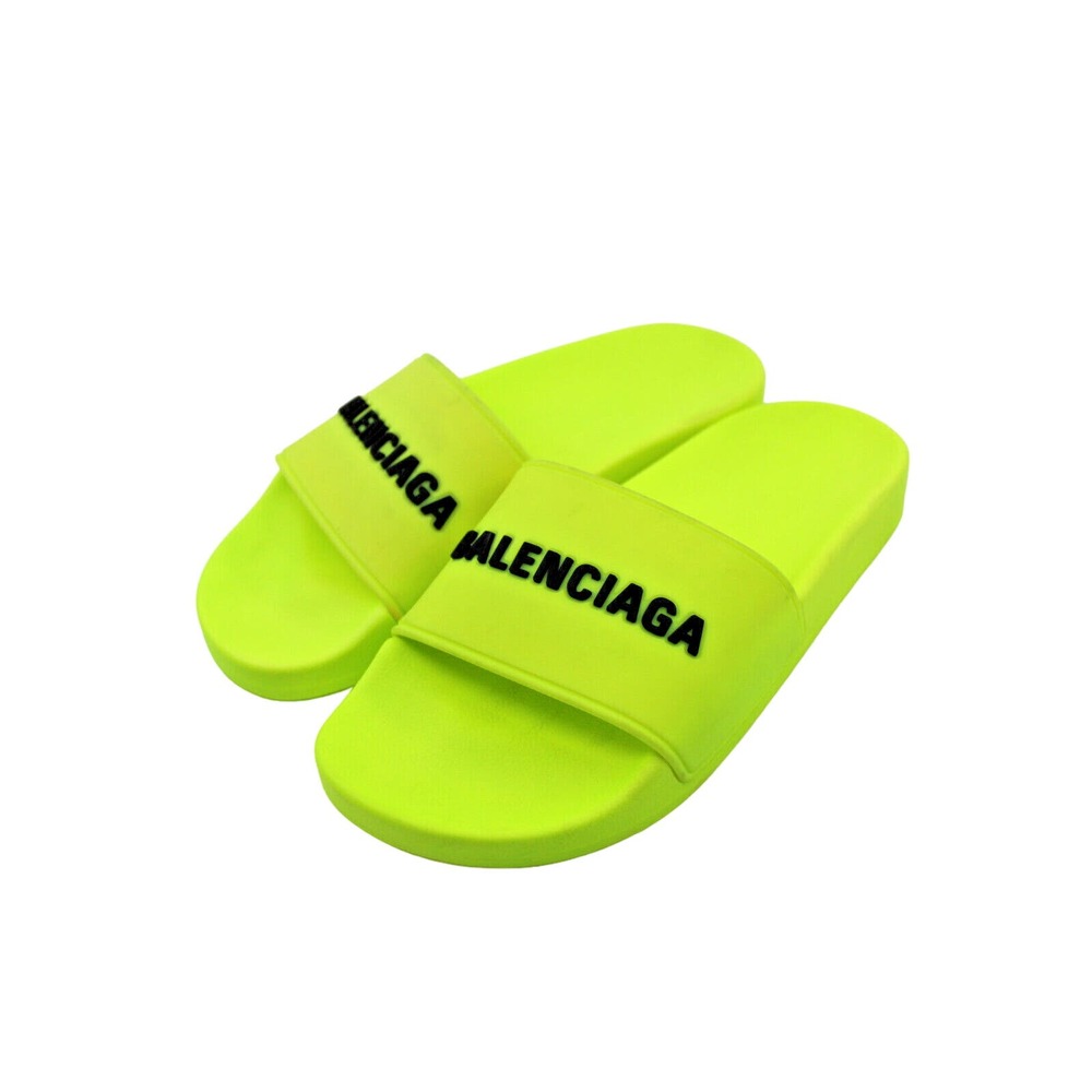 Balenciaga Neon Yellow Slides